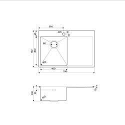 Кухонная мойка Omoikiri Akisame 78-GM-L