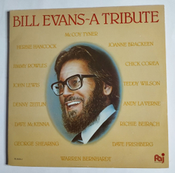 Винтажная виниловая пластинка LP Bill Evans A Tribute (USA 1983) (Herbie Hancock, Chick Corea, McCoy Tyner)