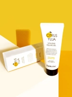 FARMSTAY - ПИЛИНГ - ГЕЛЬ ДЛЯ ЛИЦА С ЭКСТРАКТОМ ЮДЗУ CITRUS YUJA VITALIZING PEELING GEL, 100 МЛ