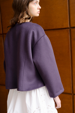 Жакет с пуговицами из малахита