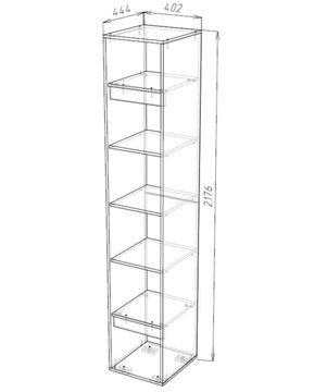Шкаф-пенал ПРАГА