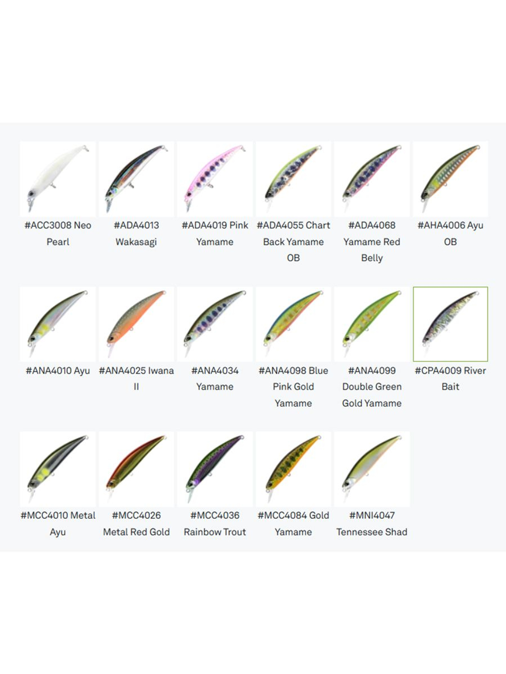 Воблер для рыбалки DUO Spearhead Ryuki 70 S Light, ANA4099 Double Green Gold Yamame, 70 мм, 7 г, тонущий, минноу