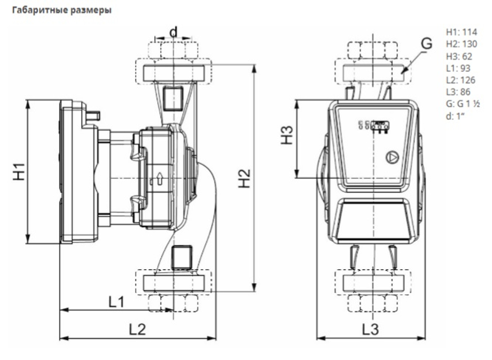 Насос NOCE 25/1-6-130
