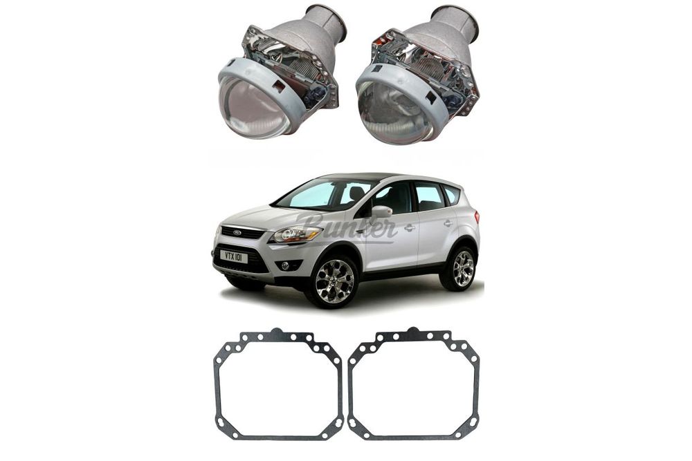 Готовый комплект для замены штатных линз Ford Kuga I 2008-2012