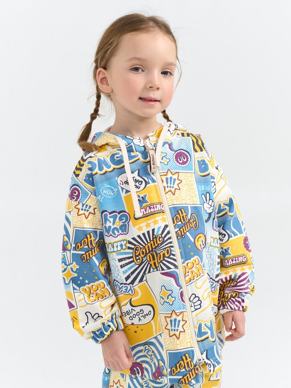 Толстовка оверсайз облегченная "Comic hero"