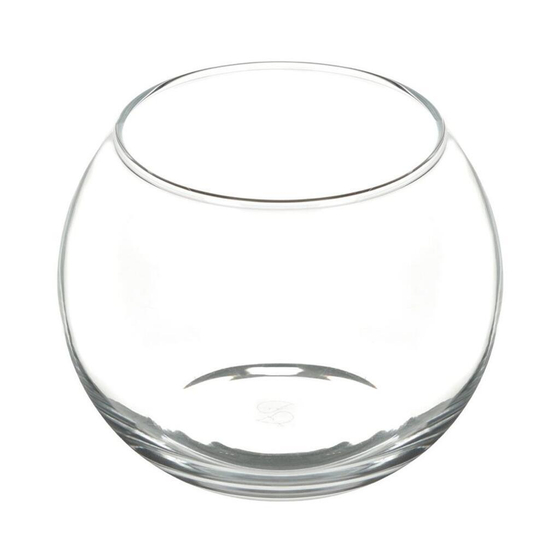 Ваза шар для цветов h8 см d 10/7 см 0,42 л "Флора" Pasabahce