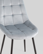 Стул Флекс New велюр пыльно-голубой