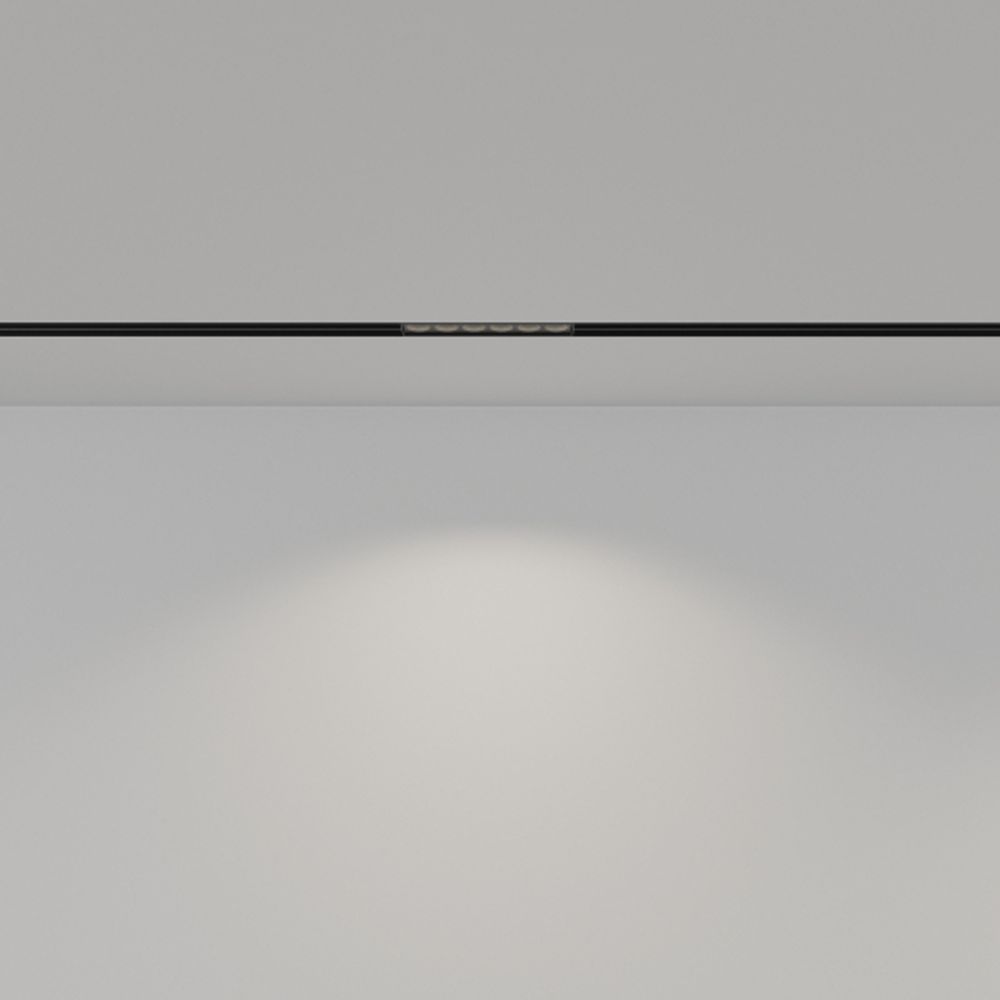 Магнитный трековый светильник ЭРА TRM20-3-11-6W4K BK светодиодный 6Вт 4000К черный | Магнитные трековые светильники