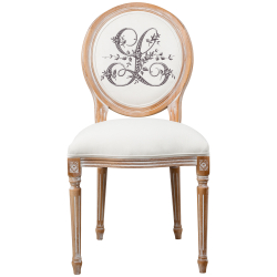 Стул Объект мечты Монограмма буквы L