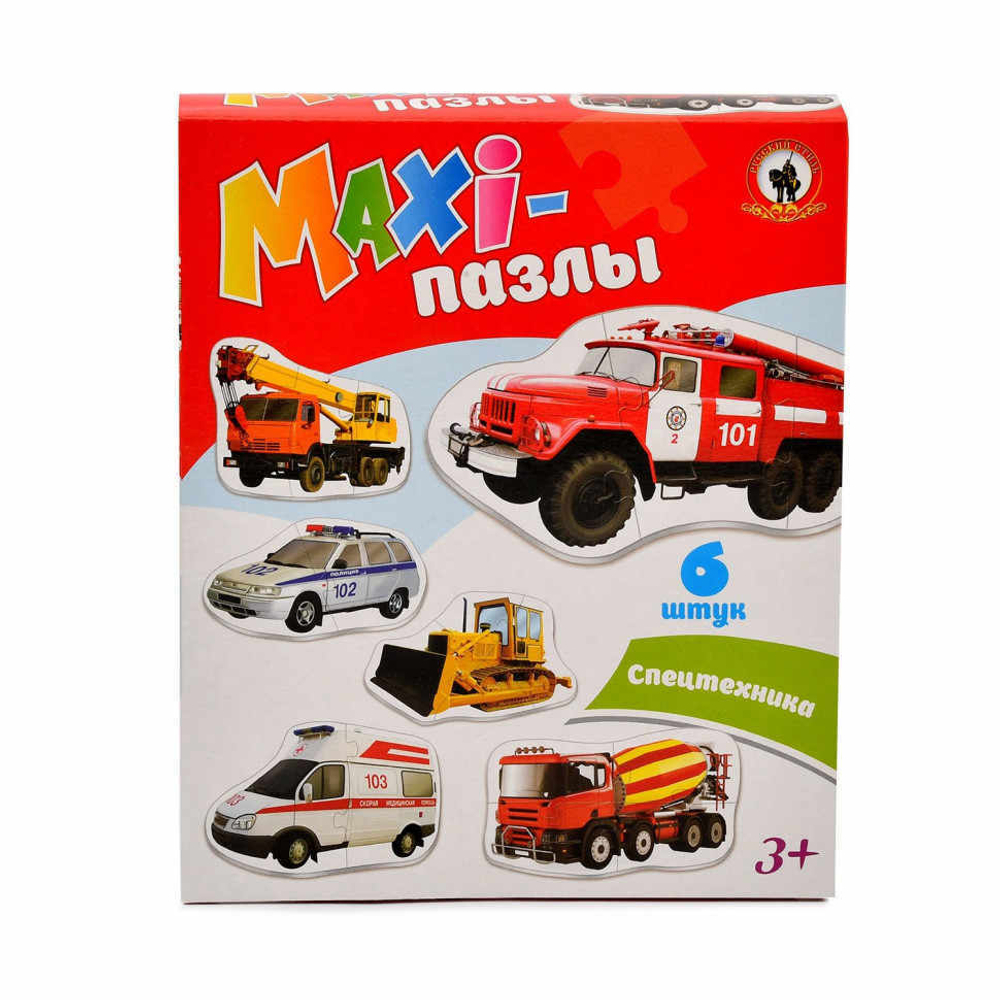 02547/Пазлы МАXI Спецтехника в кор/3