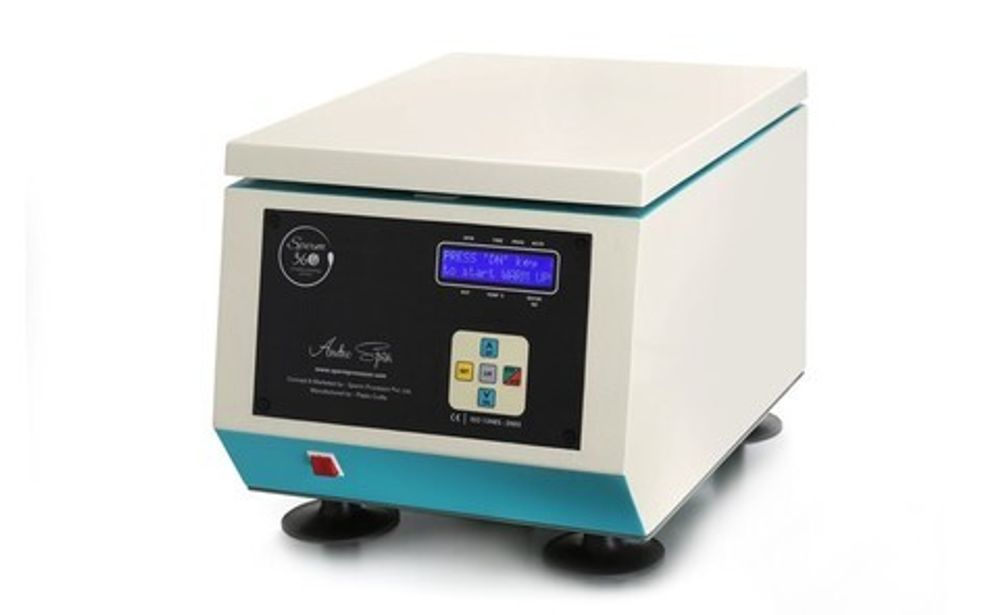 ANDROSPIN ЦЕНТРИФУГА С ПОДДЕРЖАНИЕМ ТЕМПЕРАТУРЫ НА УРОВНЕ 37°С ANDROSPIN ЦЕНТРИФУГА С ПОДДЕРЖАНИЕМ ТЕМПЕРАТУРЫ НА УРОВНЕ 37°С