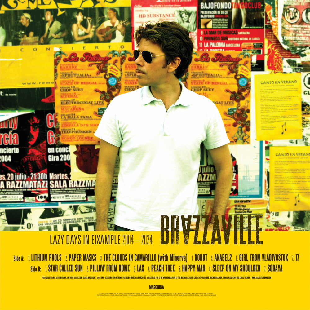 LP: Brazzaville - Lazy Days in Eixample (2004/2024) [Limited Silver Vinyl]