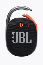 JBL Беспроводная акустическая колонка CLIP 4, черный/оранжевый
