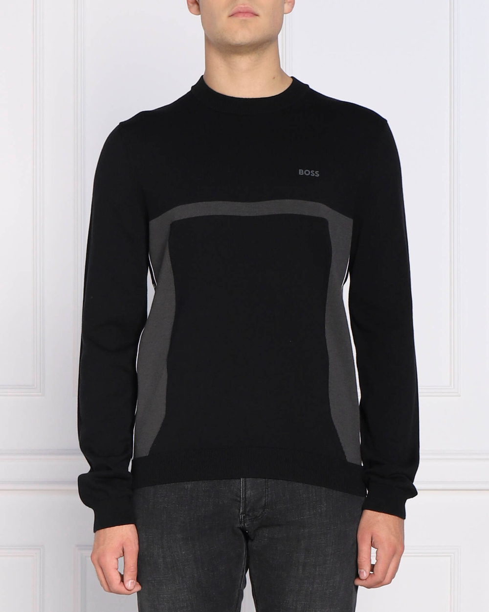 свитер reloko BOSS GREEN - черный(50475155)