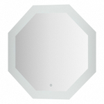 Зеркало Evoform с LED-подсветкой 25,5 W 80х80 см Сенсорный выключатель Нейтральный белый свет
