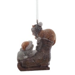 GAEM Изделие декоративное подвесное "Кот/Пес", L6 W2 H8 см, 2в.