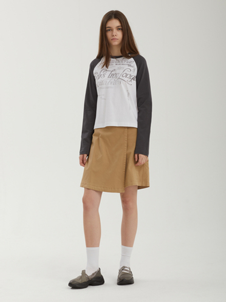 Женский Лонгслив Gradation Lettering Raglan