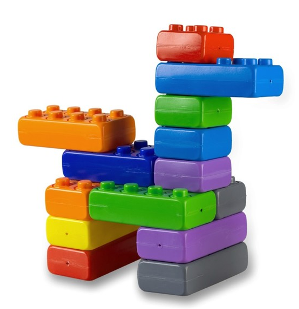 Конструктор блочный малый 30эл. (АлексТойз)