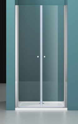 Душевая дверь BelBagno Etna 150 ETNA-B-2-150-C-Cr профиль Хром стекло прозрачное