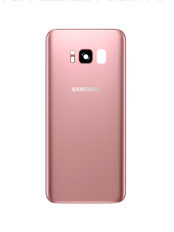 Задняя крышка для Samsung Galaxy S8 Plus G955F Розовое золото (Pink Gold) со стеклом камеры