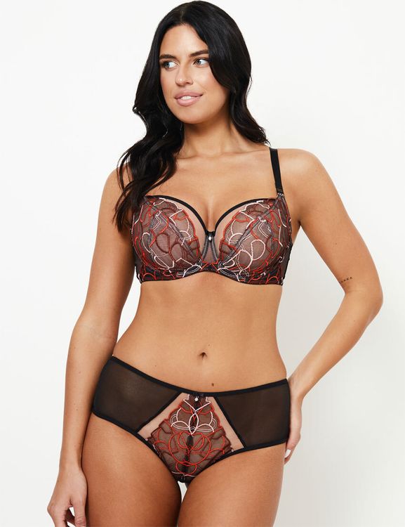 Трусы Subtille Amanda бразилиана (черный/красный)