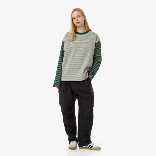 Толстовка SW Striped Grey/Green - фото 2