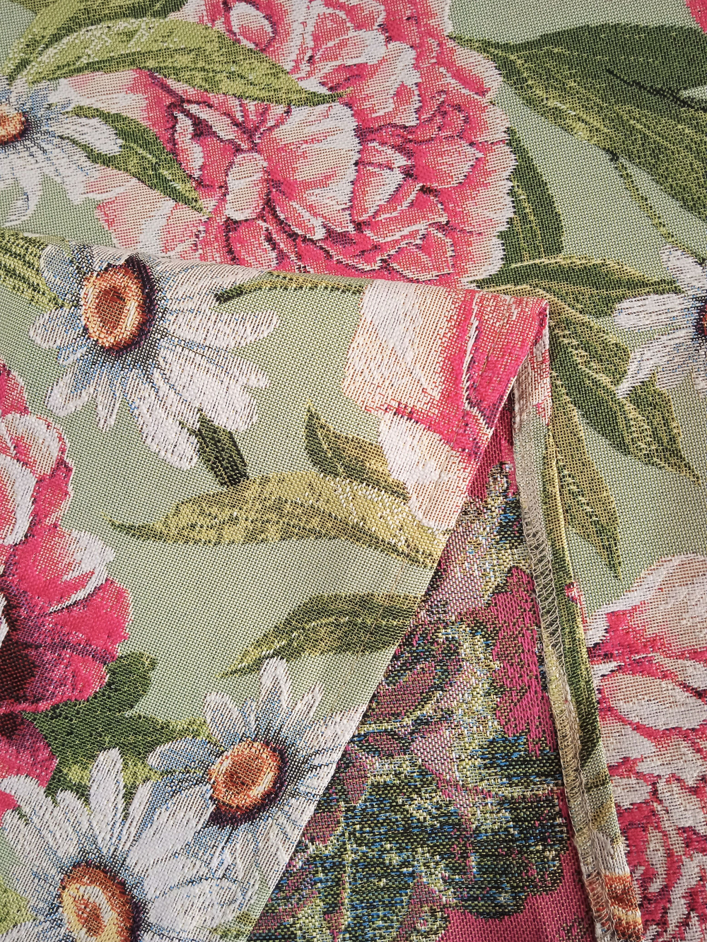 Покрывало гобеленовое Пионы 2-спальный (180х200)