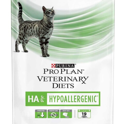 Pro Plan VET HA - диета для кошек при аллергических реакциях, Hypoallergenic ST/OX
