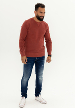 Свитшот Bowery NYC однотонный Burnt Red