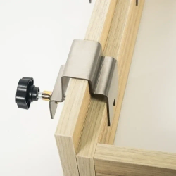 Кондуктор для сверления разметки и установки фасадов ящиков мебельный шаблон / набор 2е штуки