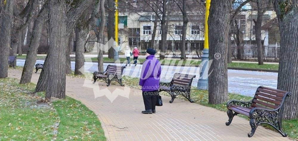 Скамейка чугунная «Парковая тишь»