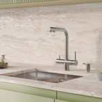 Смеситель для кухни 35к IDDIS UMBBNPFi05 "Umbra" с вых для пит. фильтра выс.пов.излив, п/гайку САТИН