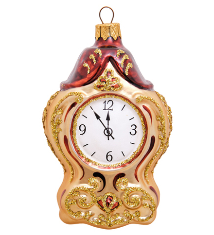 Элита НФ-639/1 Фигурка «Часы» ёлочное украшение