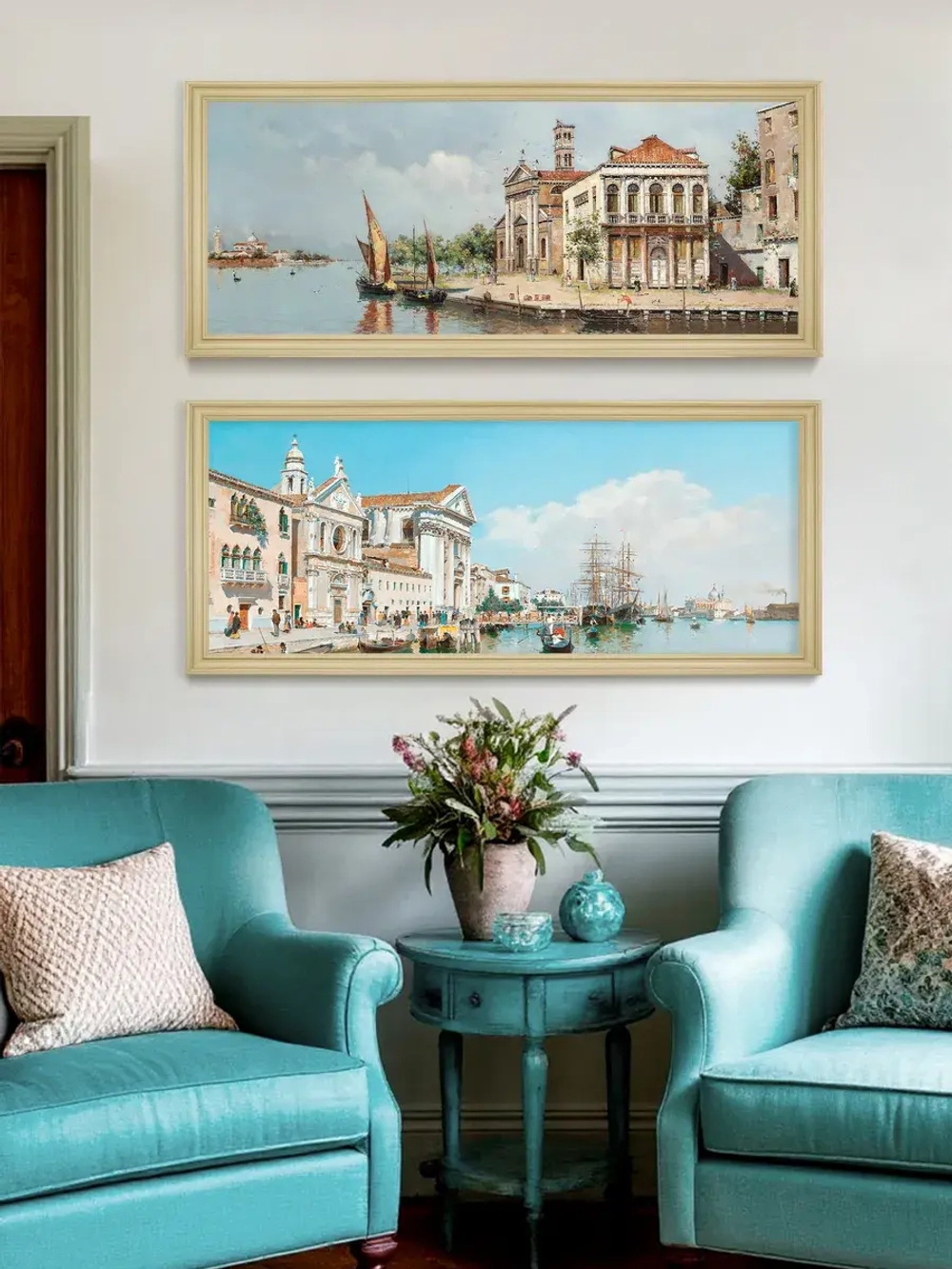 Большая интерьерная картина на холсте в раме 106*46 см