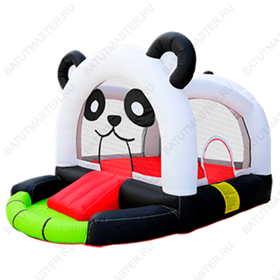 Батут для детей на дачу "Весёлая панда" 3,4*2,7*2,1 м