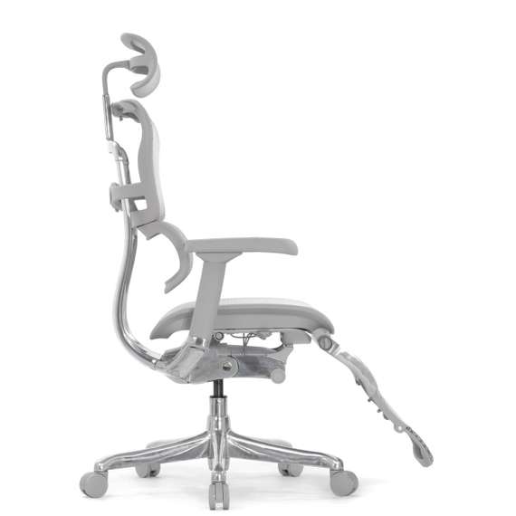 Кресло FALTO Ergohuman Elite 2 ( серый каркас /сетка светлаяT-168-B2 Natural)