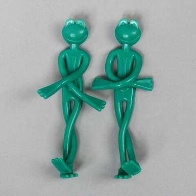 Подвязка для растений «Лягушка» - 2 шт. (Цвет: зеленый)