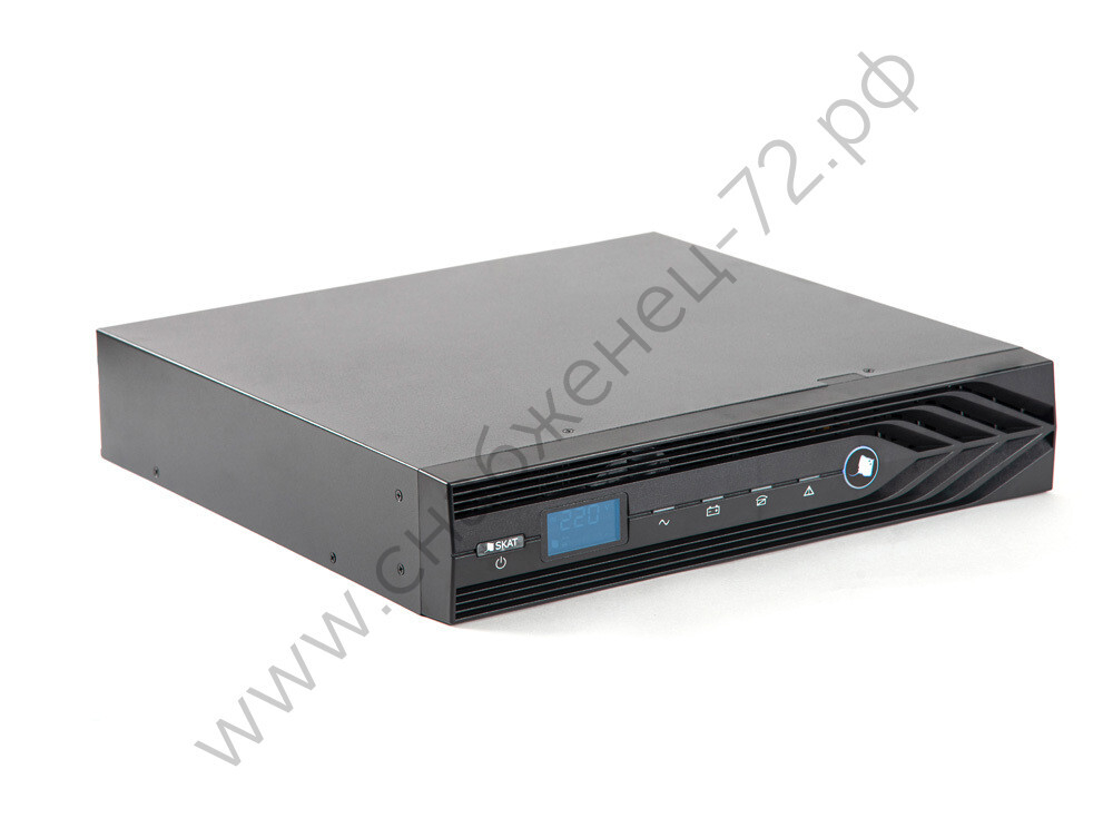 SKAT-UPS 1000 RACK исп.E ИБП 900Вт, On-Line, 2 АКБ внешние, чистый синус, ток заряда 6 А