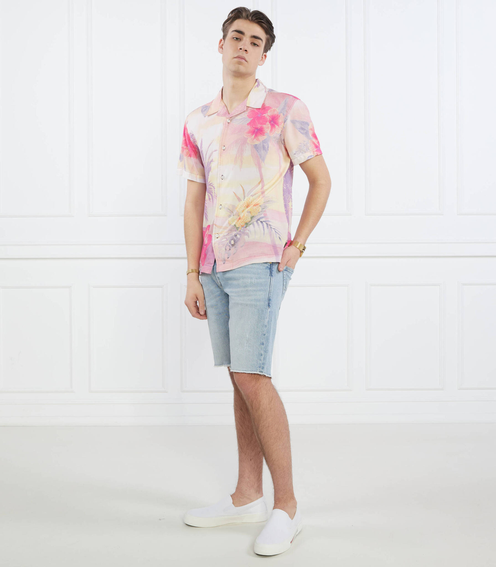 Шорты GUESS - голубой(M3GAV2 D4K30)