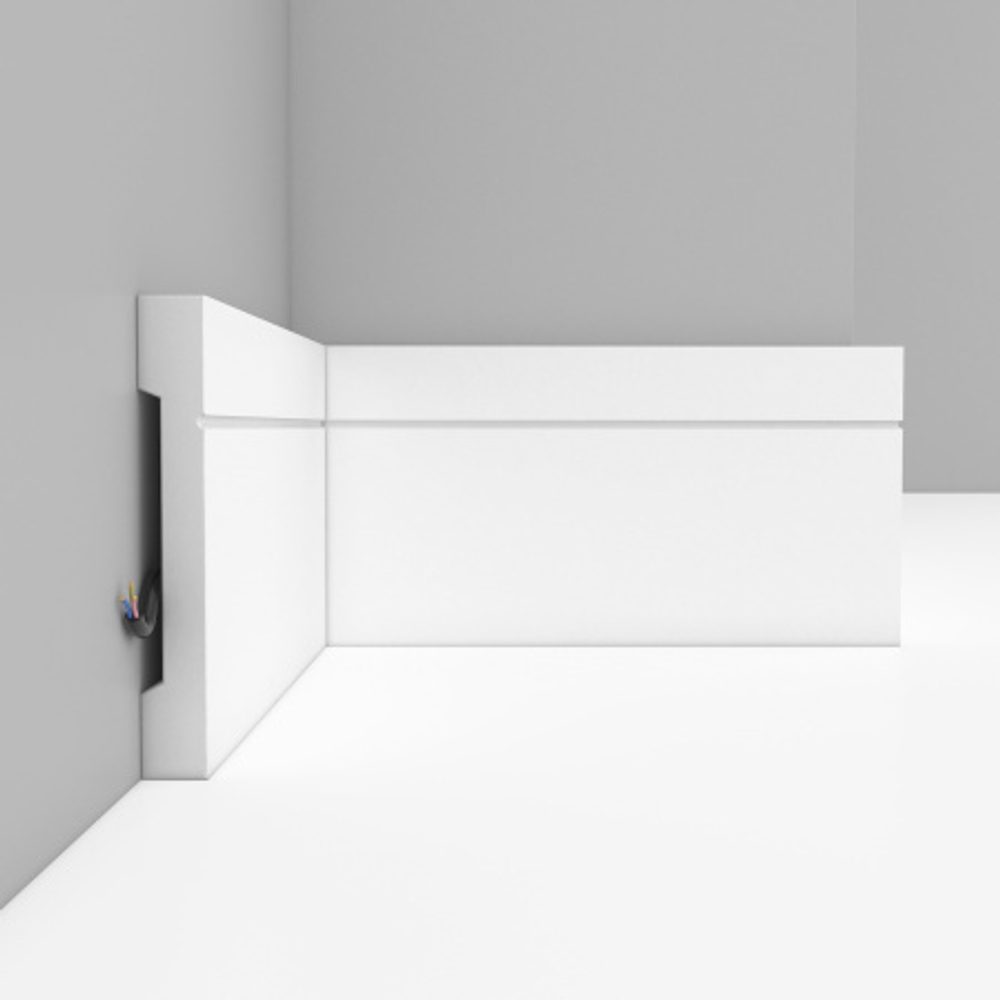 Плинтус напольный Decomaster A017 110х16х2000мм