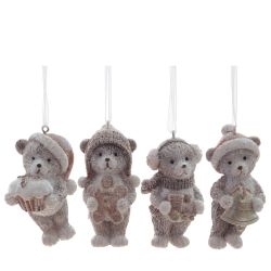 GAEM Изделие декоративное подвесное "Медвежонок", L4 W3,5 H7 см, 4в.
