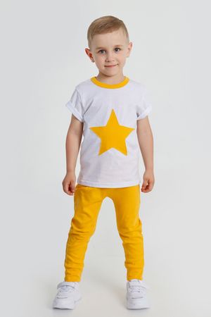 Детский костюм с брюками КС-ЗВ/1-желтый