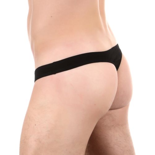 Мужские трусы тонги черные Romeo Rossi 1044-2