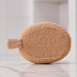 6832407 Мочалка «Мишутка», 11×14 см, цвет бежевый