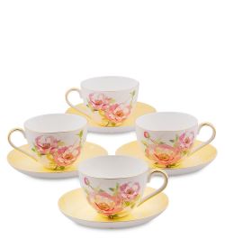 Pavone JK- 80 Чайный набор на 4 перс. «Пионы» (Torino Peony  )