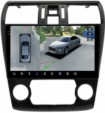 Магнитола для Subaru Levorg 1 VM 2014-2017 (штатная камера ЗВ, рамка большая) - FarCar BX9-360-9645F2B монитор 9.5" 2K QLED на Android 13, 6Гб+128Гб, CarPlay, 4G SIM-слот, 4 камеры в комплекте