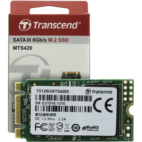Накопитель SSD 120 Gb M.2 2242 B&M 6Gb/s Transcend MTS420 &lt;TS120GMTS420S&gt; 3D TLC
