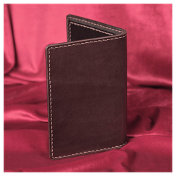 Кожаная обложка на паспорт «Кот гангстер»