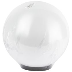 Садово-парковый светильник ЭРА НТУ 02-100-301 шар опаловый призма на опору / кронштейн IP44 Е27 max100Вт d300mm