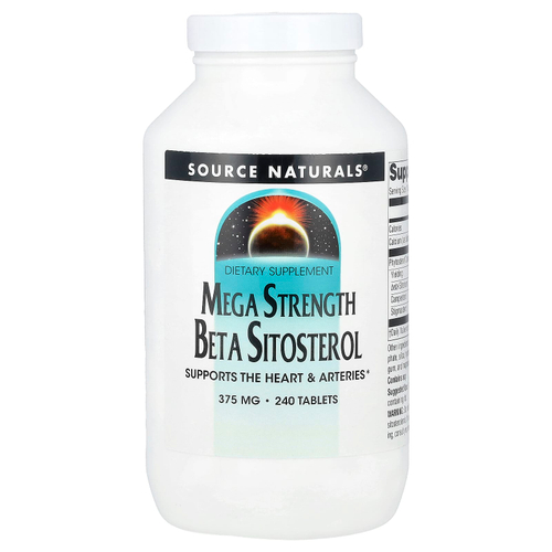 Source Naturals, Бета-ситостерол Mega Strength, 240 таблеток